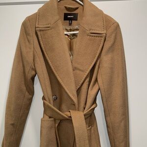 DKNY Camel Coat